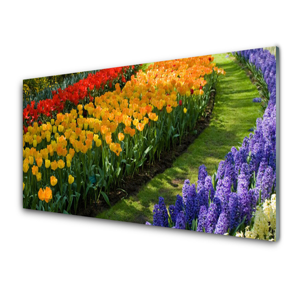 Glasbild aus Plexiglas® Blumen Pflanzen