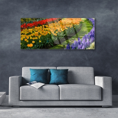 Glasbild aus Plexiglas® Blumen Pflanzen