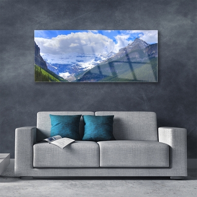 Glasbild aus Plexiglas® Gebirge Landschaft