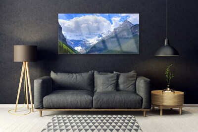 Glasbild aus Plexiglas® Gebirge Landschaft