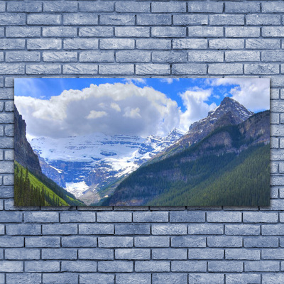 Glasbild aus Plexiglas® Gebirge Landschaft