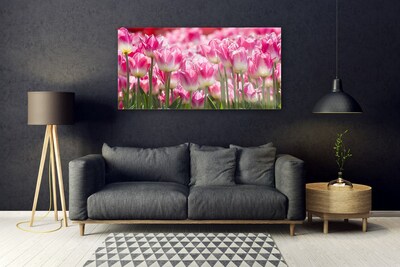 Glasbild aus Plexiglas® Tulpen Pflanzen