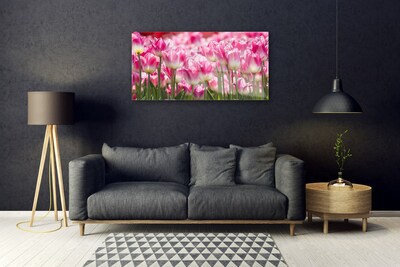 Glasbild aus Plexiglas® Tulpen Pflanzen