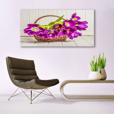 Glasbild aus Plexiglas® Blumen Pflanzen