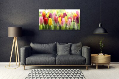 Glasbild aus Plexiglas® Tulpen Pflanzen