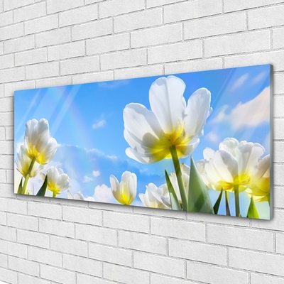 Glasbild aus Plexiglas® Blumen Pflanzen