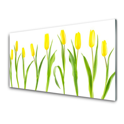 Glasbild aus Plexiglas® Tulpen Pflanzen