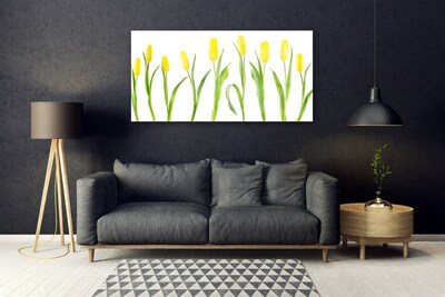 Glasbild aus Plexiglas® Tulpen Pflanzen