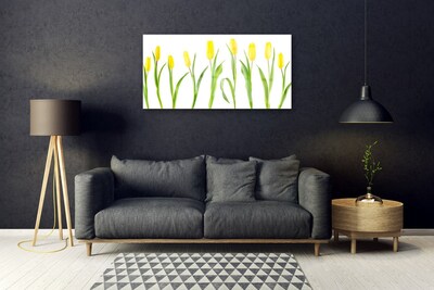 Glasbild aus Plexiglas® Tulpen Pflanzen