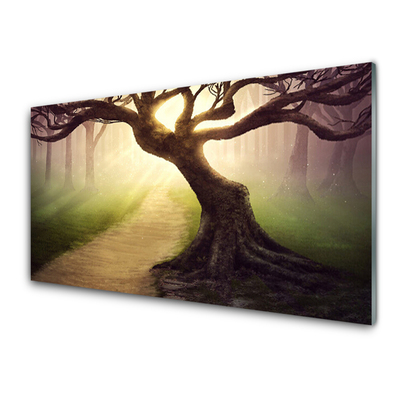 Glasbild aus Plexiglas® Baum Natur