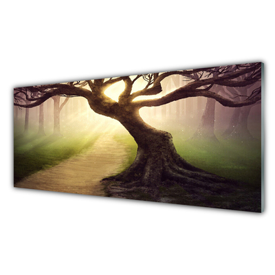 Glasbild aus Plexiglas® Baum Natur