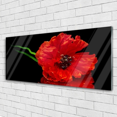 Glasbild aus Plexiglas® Blume Pflanzen