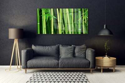 Glasbild aus Plexiglas® Bambusrohre Pflanzen