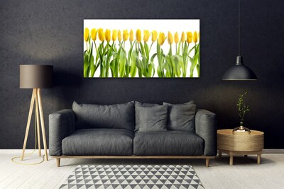 Glasbild aus Plexiglas® Tulpen Pflanzen