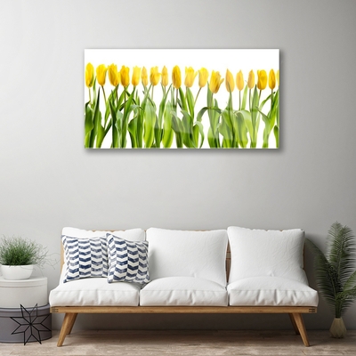 Glasbild aus Plexiglas® Tulpen Pflanzen