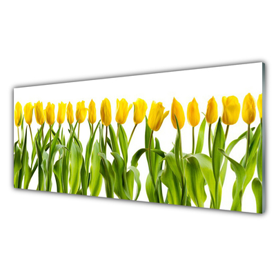 Glasbild aus Plexiglas® Tulpen Pflanzen