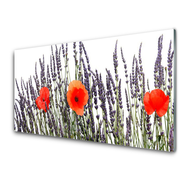 Glasbild aus Plexiglas® Blumen Pflanzen