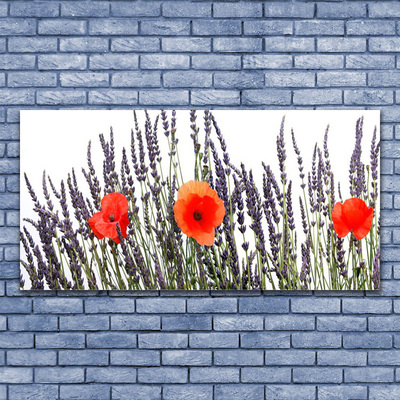 Glasbild aus Plexiglas® Blumen Pflanzen