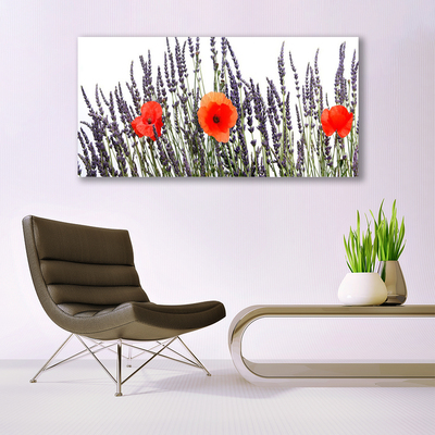 Glasbild aus Plexiglas® Blumen Pflanzen