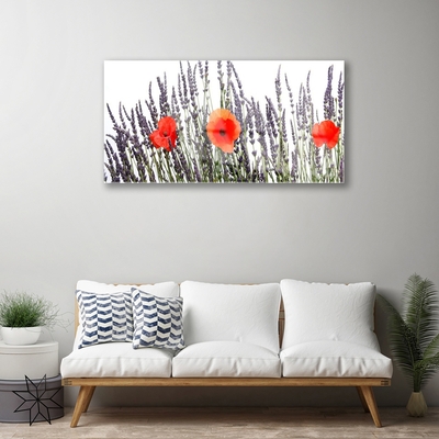 Glasbild aus Plexiglas® Blumen Pflanzen