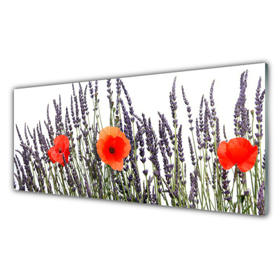 Glasbild aus Plexiglas® Blumen Pflanzen