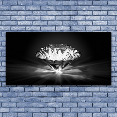 Glasbild aus Plexiglas® Diamant Kunst