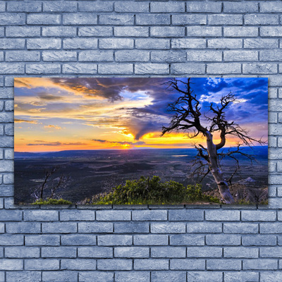 Glasbild aus Plexiglas® Baum Landschaft