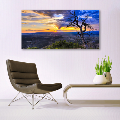 Glasbild aus Plexiglas® Baum Landschaft