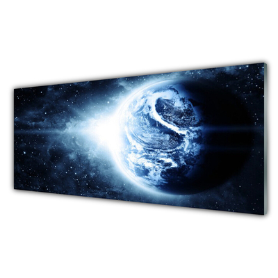 Wandbild aus Plexiglas® Druck auf Acryl 120x60 Weltall & Science-Fiction Nebel
