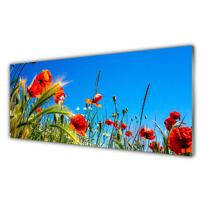 Glasbild aus Plexiglas® Blumen Pflanzen