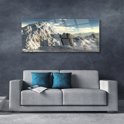 Glasbild aus Plexiglas® Gebirge Landschaft