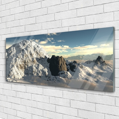 Glasbild aus Plexiglas® Gebirge Landschaft