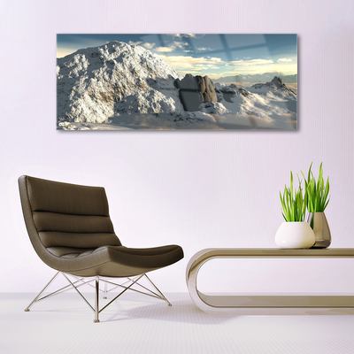 Glasbild aus Plexiglas® Gebirge Landschaft