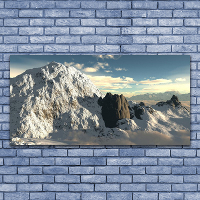 Glasbild aus Plexiglas® Gebirge Landschaft