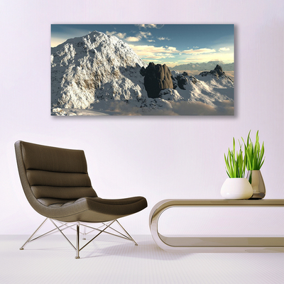 Glasbild aus Plexiglas® Gebirge Landschaft