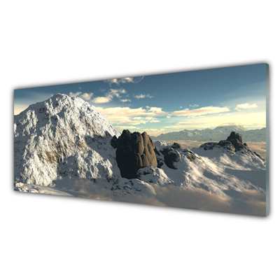 Glasbild aus Plexiglas® Gebirge Landschaft