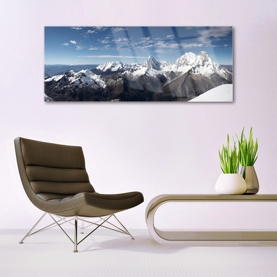 Glasbild aus Plexiglas® Gebirge Landschaft