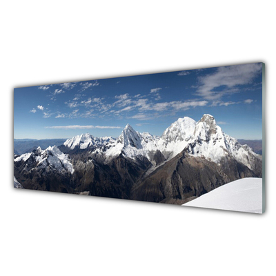 Glasbild aus Plexiglas® Gebirge Landschaft