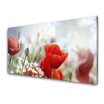 Glasbild aus Plexiglas® Blumen Pflanzen