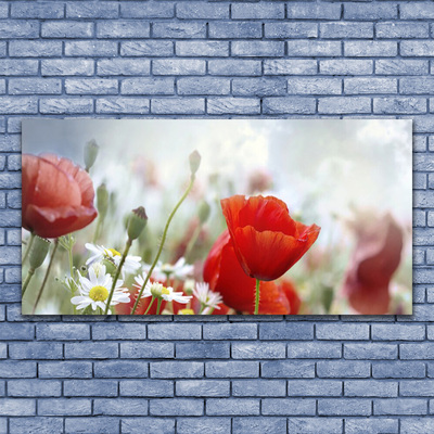 Glasbild aus Plexiglas® Blumen Pflanzen