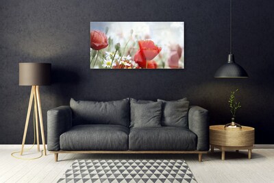 Glasbild aus Plexiglas® Blumen Pflanzen