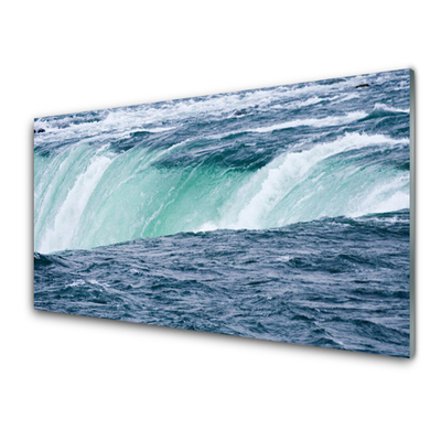 Glasbild aus Plexiglas® Wasserfall Natur