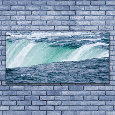 Glasbild aus Plexiglas® Wasserfall Natur