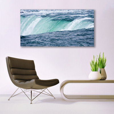 Glasbild aus Plexiglas® Wasserfall Natur