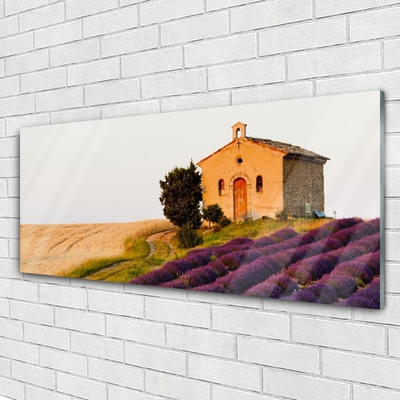 Glasbild aus Plexiglas® Acker Landschaft