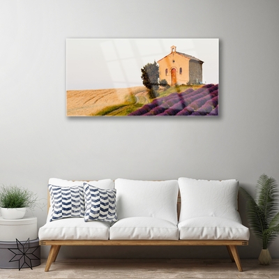 Glasbild aus Plexiglas® Acker Landschaft