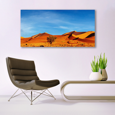 Glasbild aus Plexiglas® Wüste Landschaft