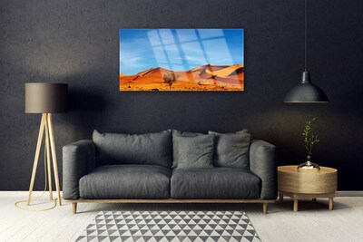 Glasbild aus Plexiglas® Wüste Landschaft