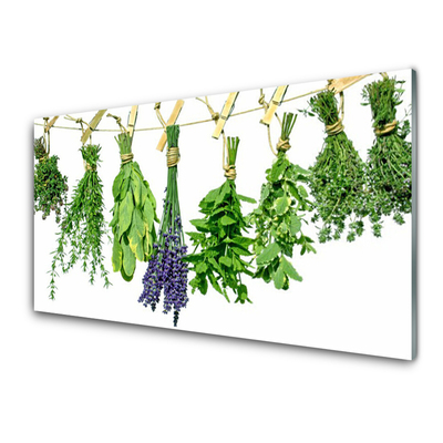 Glasbild aus Plexiglas® Blumen Blätter Pflanzen