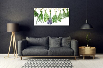 Glasbild aus Plexiglas® Blumen Blätter Pflanzen